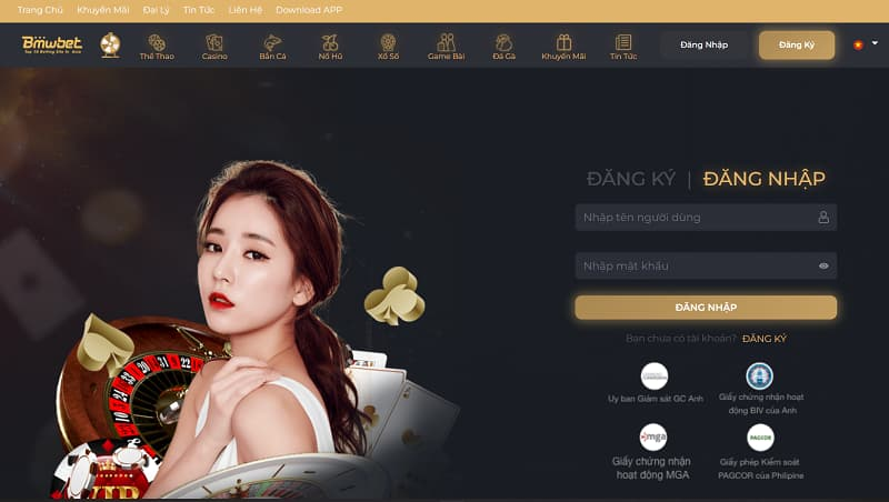 đăng nhập BMWBet