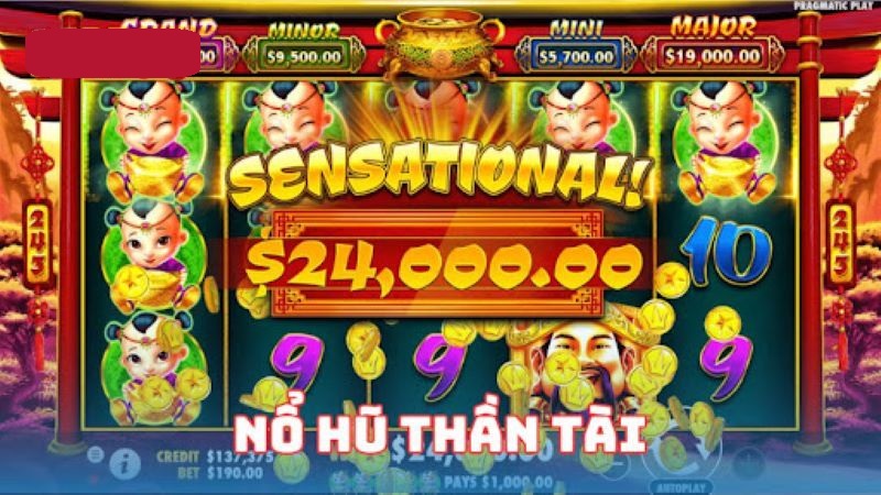 Nổ Hũ Thần Tài chủ đề Thần Tài – biểu tượng của sự giàu sang